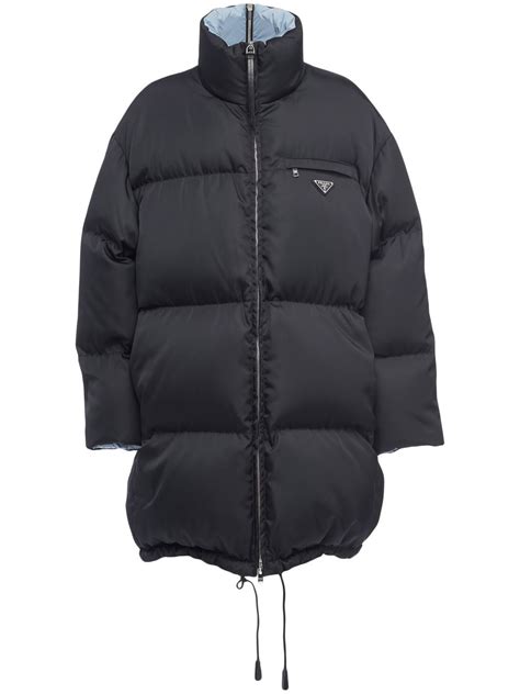 long prada puffer jacket|Prada puffer jacket farfetch.